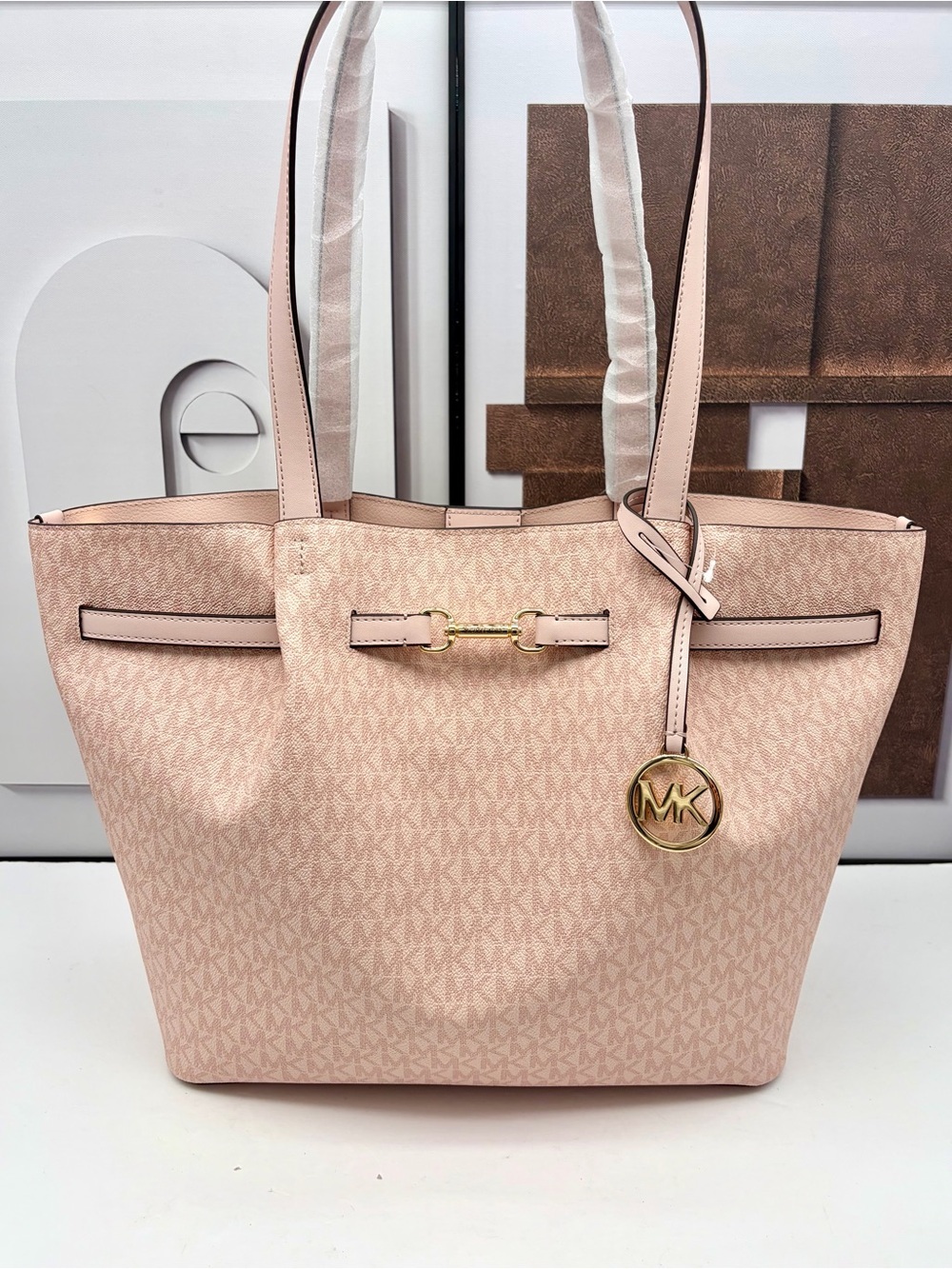Michael Kors Carson Large Signature Logo Tote Bag